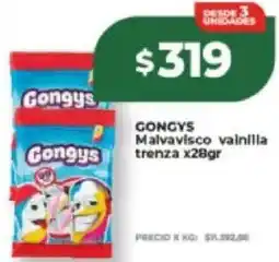 Supermayorista Vital Gongys malvavisco vainilla trenza oferta