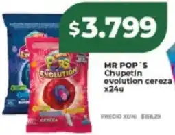 Supermayorista Vital Mr pop's chupetin evolution cereza oferta