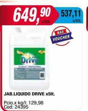 Maxiconsumo Jab Liquido Drive oferta