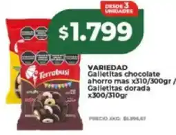 Supermayorista Vital Variedad galletitas chocolate ahorro mas oferta