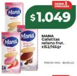 Supermayorista Vital Mana galletitas relleno frut. oferta