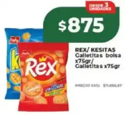 Supermayorista Vital Rex/ kesitas galletitas bolsa oferta
