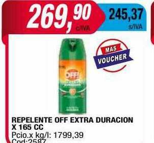 Maxiconsumo Repelente Off Extra Duracion oferta