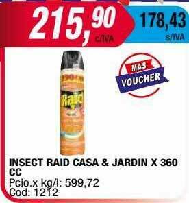 Maxiconsumo Insect Raid Casa & Jardin oferta