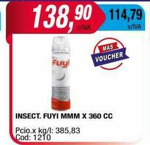 Maxiconsumo Insect. Fuyi Mmm oferta