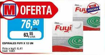 Maxiconsumo Espirales Fuyi oferta