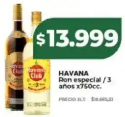 Supermayorista Vital Havana ron especial /3 años oferta