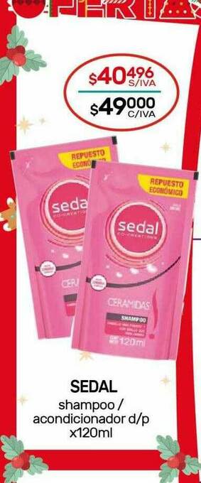 Nini Mayorista Sedal Shampoo Acondicionador D P oferta