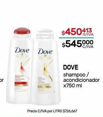 Nini Mayorista Dove Shampoo Acondicionador oferta
