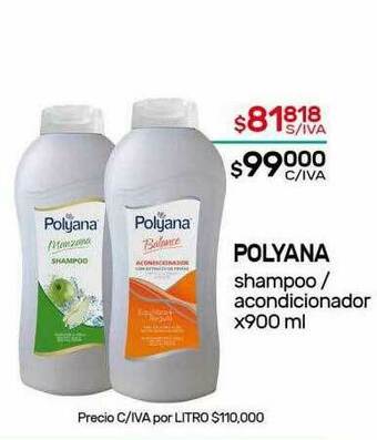 Nini Mayorista Polyana Shampoo Acondicionador oferta