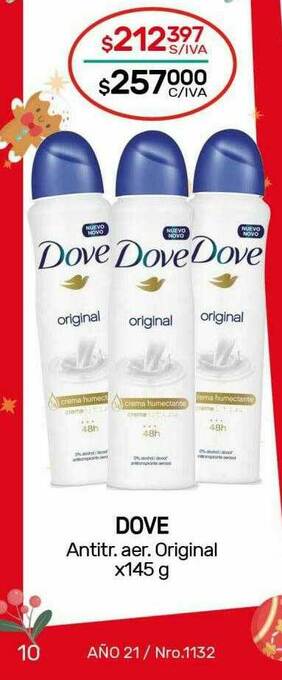 Nini Mayorista Dove Antitr. Aer. Original oferta