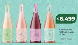 Supermayorista Vital Emilia cocktail de vino varietales oferta