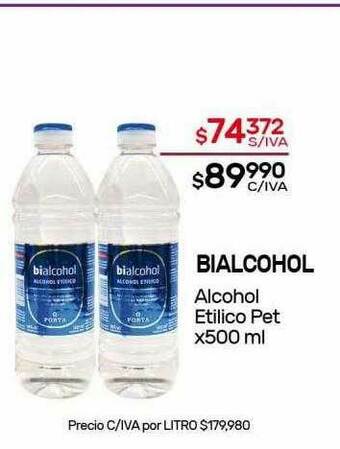 Nini Mayorista Bialcohol Alcohol Etilico oferta