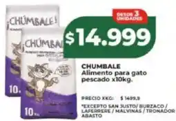 Supermayorista Vital Chumbale alimento para gato pescado oferta