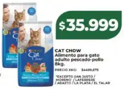 Supermayorista Vital Purina cat chow alimento para gato adulto pescado-pollo oferta