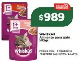 Supermayorista Vital Whiskas alimento para gato oferta
