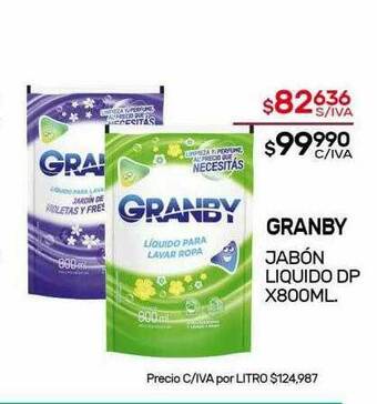 Nini Mayorista Granby Jabón Liquido Dp oferta