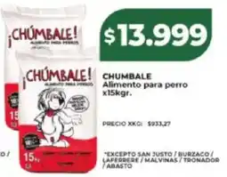 Supermayorista Vital Chumbale alimento para perro oferta