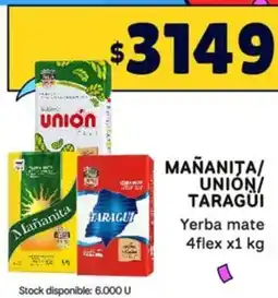 Nini Mayorista Mañanita/ union/ taragüi yerba mate oferta