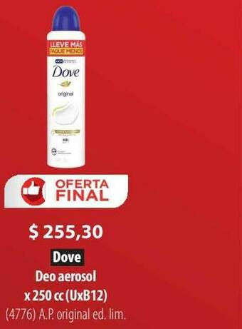 Parodi Dove Deo Aerosol oferta
