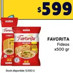 Nini Mayorista Favorita fideos oferta