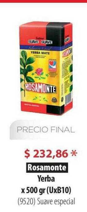 Parodi Rosamonte Yerba oferta