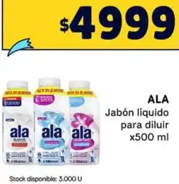 Nini Mayorista Ala jabón líquido para diluir oferta