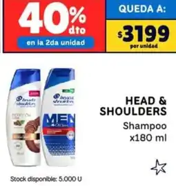 Nini Mayorista Head & shoulders shampoo oferta