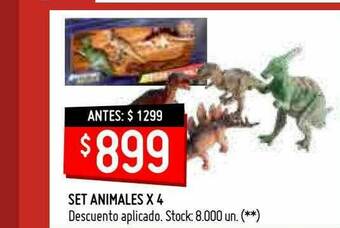Walmart Set Animales oferta