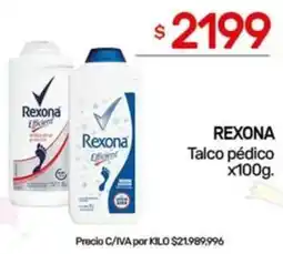 Nini Mayorista Rexona talco pédico oferta