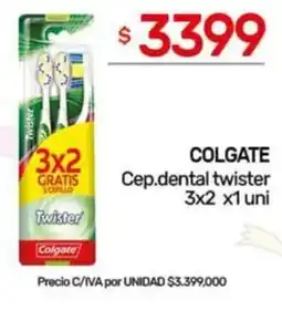 Nini Mayorista Colgate cep.dental twister oferta