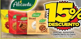 Supermercados Yaguar Especias, Reposteria Y Saborizantes Alicante oferta