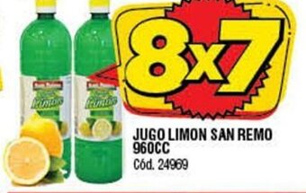 Supermercados Yaguar Jugo Limon San Remo 960cc oferta