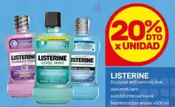 Nini Mayorista Listerine enj.bucal anti sarro int./sve cool mint/zero oferta