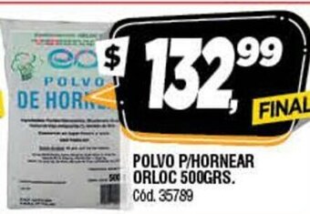 Supermercados Yaguar Polvo P/Hornear Orloc 500grs oferta