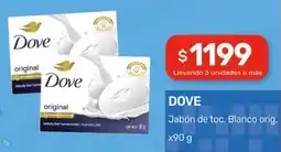 Nini Mayorista Dove jabón de toc. blanco orig. oferta