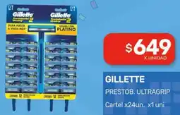 Nini Mayorista Gillette prestob. ultragrip cartel oferta