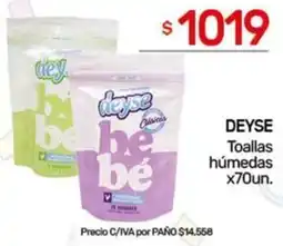 Nini Mayorista Deyse toallas húmedas oferta