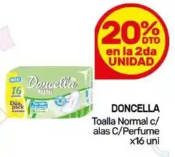 Nini Mayorista Doncella toalla normal c/ alas c/perfume oferta