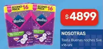 Nini Mayorista Nosotras toalla buenas noches sve. oferta