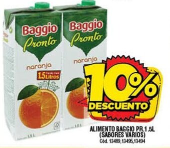 Supermercados Yaguar Alimento Baggio PR 1,5l oferta