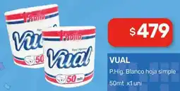 Nini Mayorista Vual p.hig. blanco hoja simple oferta