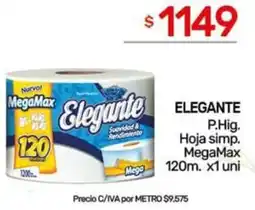 Nini Mayorista Elegante p.hig. hoja simp. megamax oferta