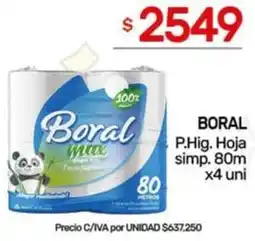 Nini Mayorista Boral p.hig. hoja simp. oferta