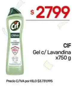Nini Mayorista Cif gel c/ lavandina oferta