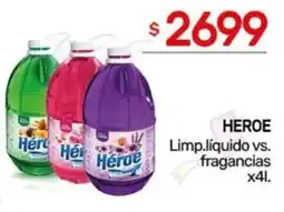 Nini Mayorista Héroe limp.líquido vs. fragancias oferta