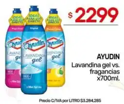 Nini Mayorista Ayudín lavandina gel vs. fragancias oferta