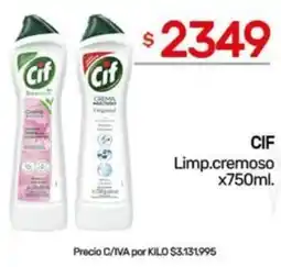 Nini Mayorista Cif limp.cremoso oferta