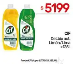 Nini Mayorista Cif det.bio act. limón/lima oferta