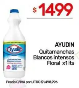 Nini Mayorista Ayudín quitamanchas blancos intensos floral oferta